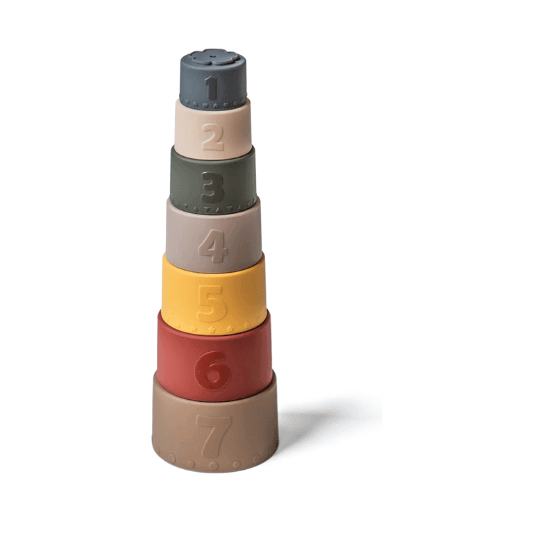 Montessori Moonkie Stacking Cups Retro