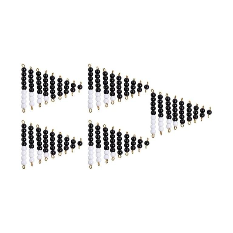 Montessori Leader Joy Montessori 5 Pairs of Black & White Bead Stairs