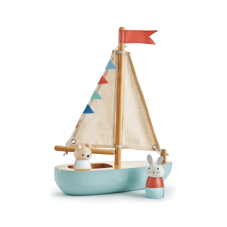 Montessori Tender Leaf Toys Sailboat Toys