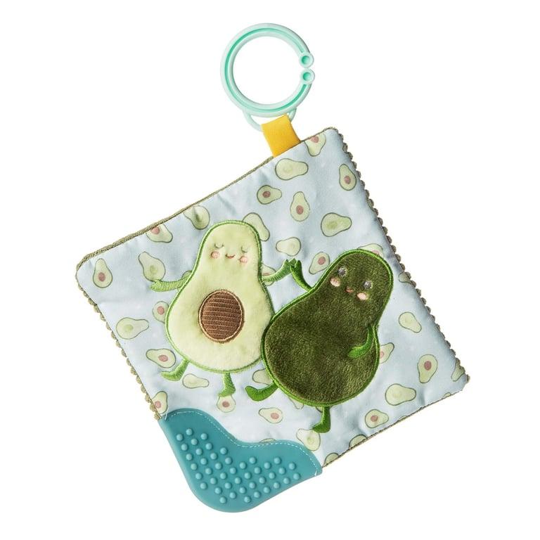 Montessori Mary Meyer Crinkle Teether Toys Avocado