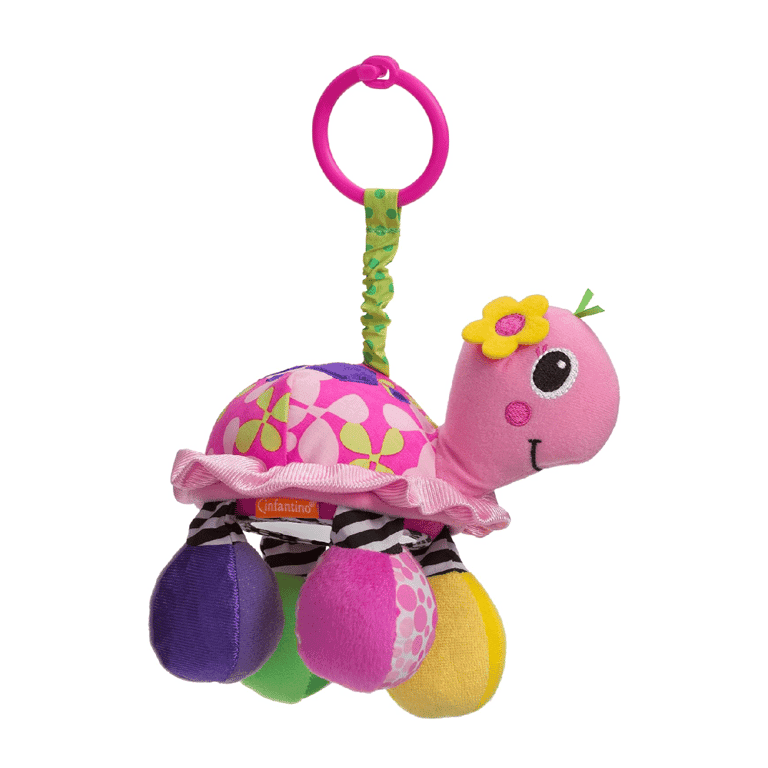 Montessori Infantino Peek-a-boo Mirror Sparkle Topsy Turtle Mirror Pal