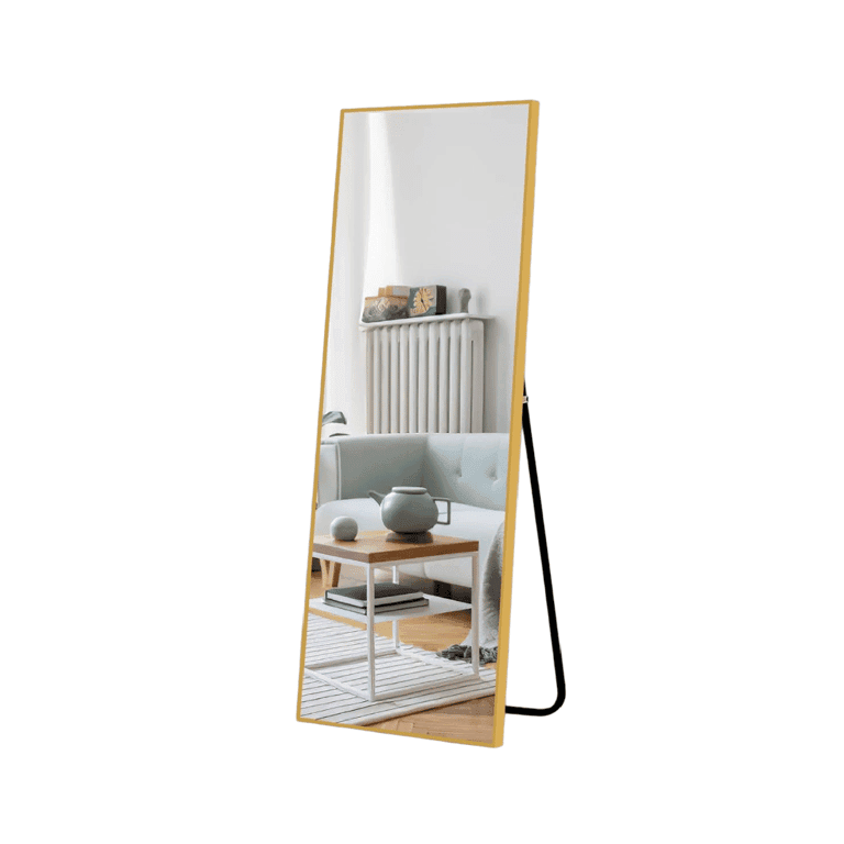 Montessori NicBex Standing Mirror Gold With Stand