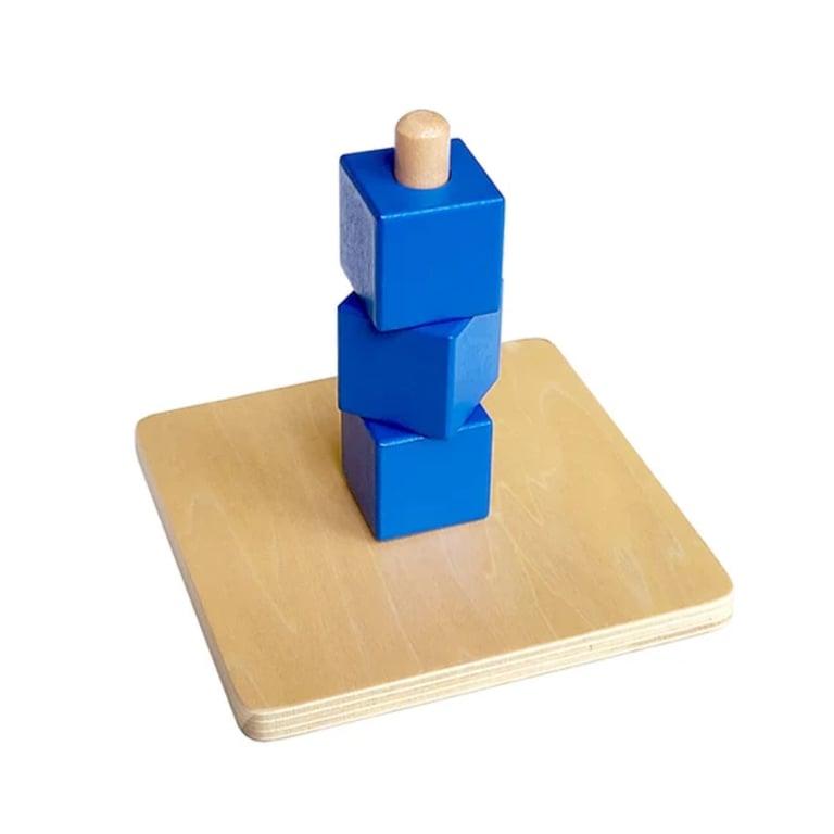 Montessori IFIT Cubes on Vertical Dowel