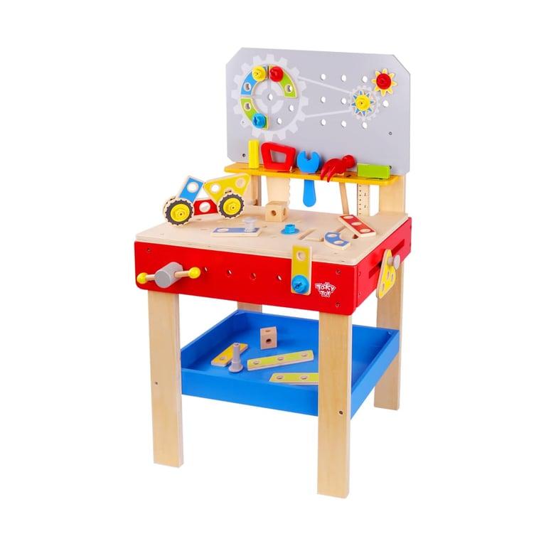 Montessori TOOKYLAND Wooden Builder Workbench Playset