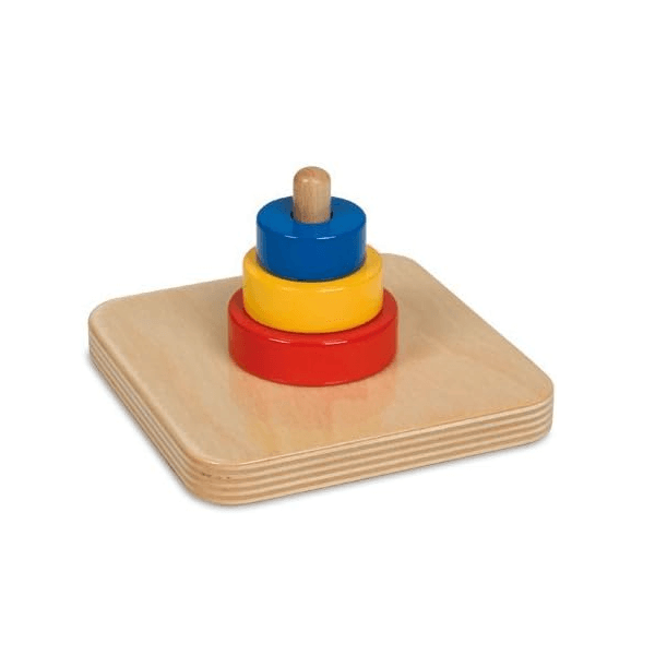 Montessori Leader Joy Three Discs on a Vertical Dowels