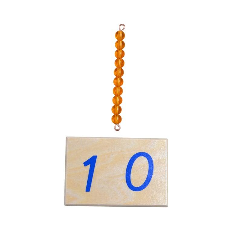 Montessori Canmom Montessori Math Ten Golden Bead Bars