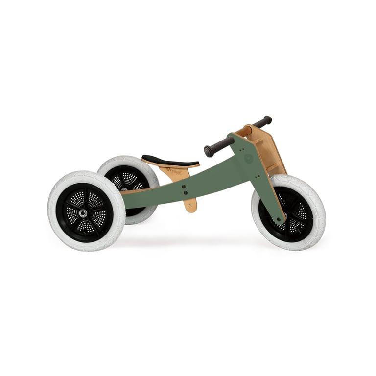 Montessori Wishbone Original 3-in-1 Balance Bike Pine Green