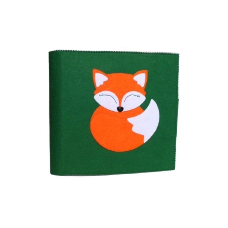 Montessori NONO Shop Personalised Felt Quiet Book Fox