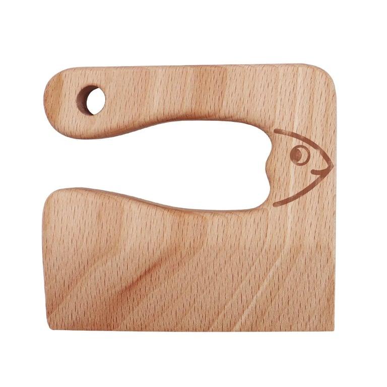 Montessori CONSIO Wooden Kids Knife Fish Shape