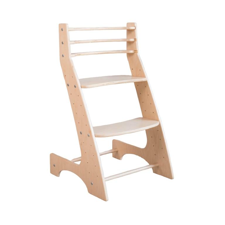 Montessori Wood and Hearts Montessori Weaning Chair Without Feeding Table