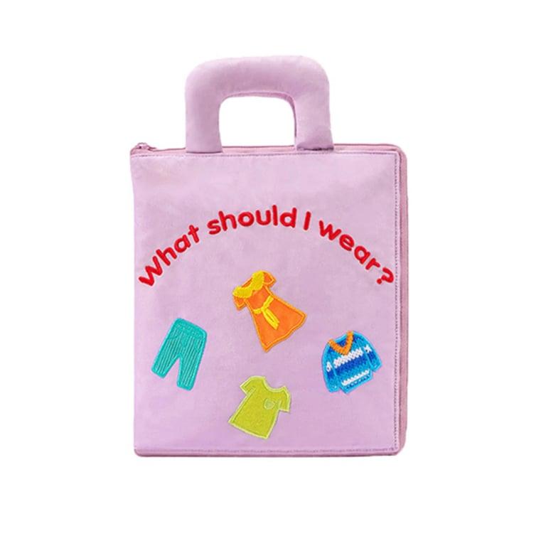 Montessori Daxin What Should I Wear Quiet Cloth Book