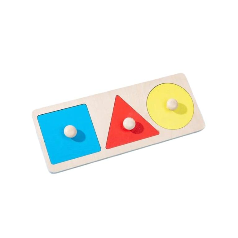 Montessori Seaside-Montessori Geometric Puzzle 3-Piece Rectangular Puzzle