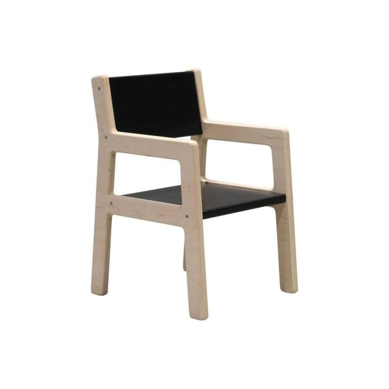 Montessori toddie.nl Skinnie Wooden Chair Black