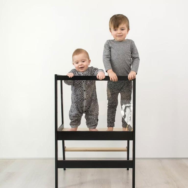 Montessori PIDkids Double Helper Tower Without Safety Net All Wood