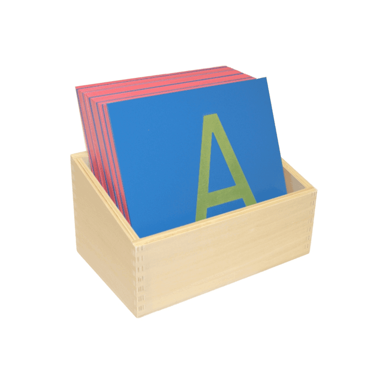 Montessori IFIT Capital Case Sandpaper Letters Print