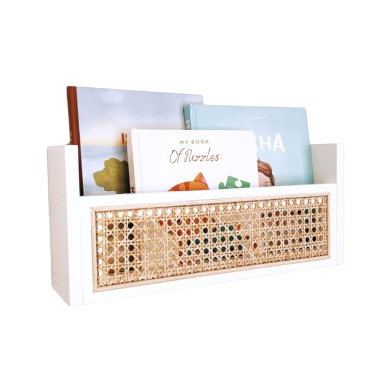 Montessori Nordic Mill Rattan Wall Shelf