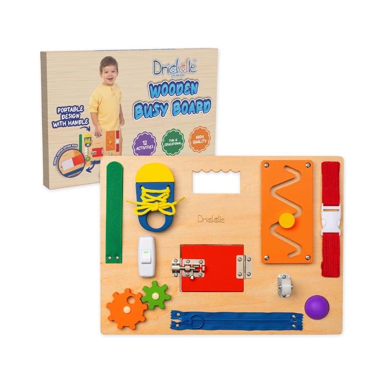 Montessori Driddle4Little Wooden Activity Busy Board