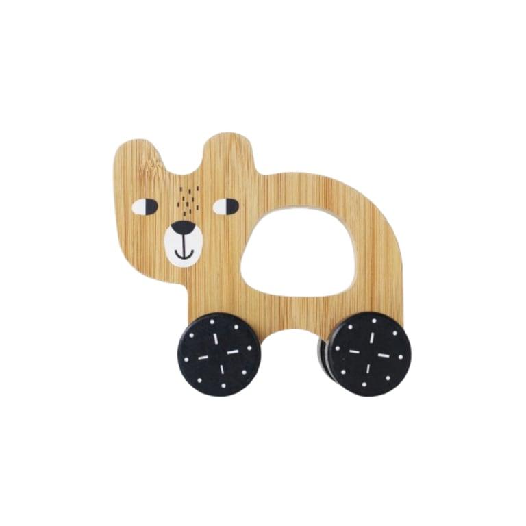 Montessori Wee Gallery Push Toy Bear