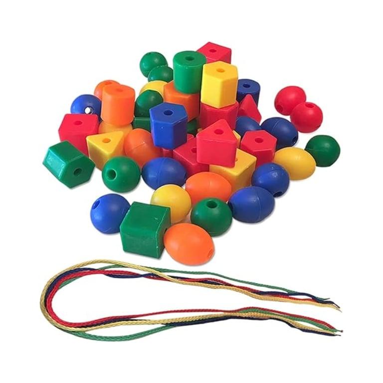 Montessori 3 Bees & Me Jumbo Lacing Beads Threading Toy