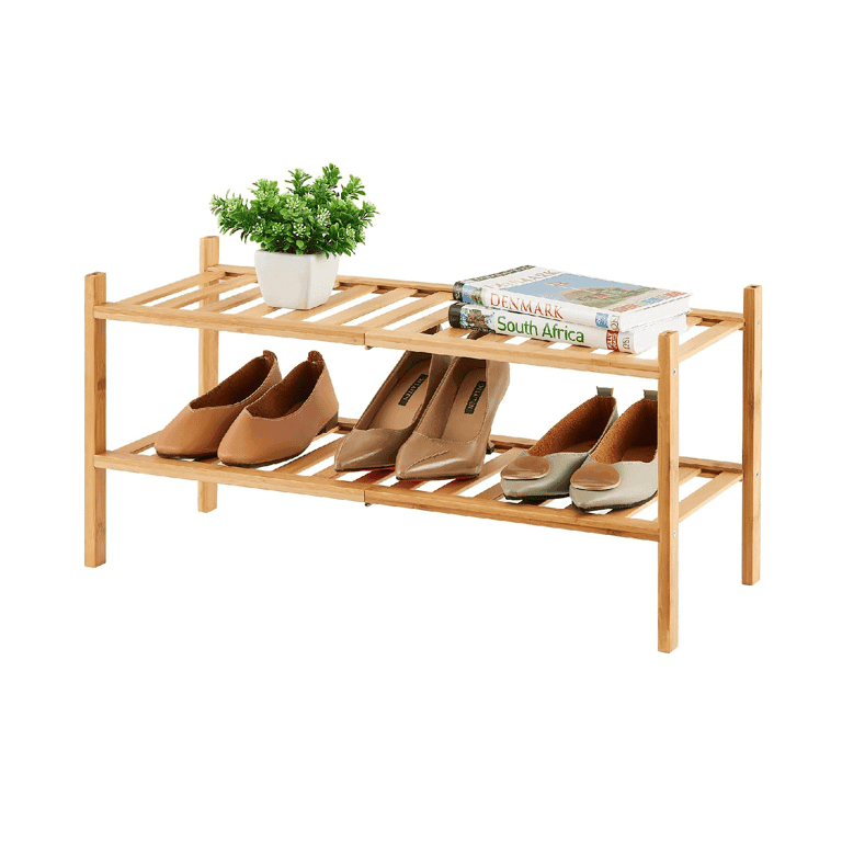 Montessori viewcare Shoe Rack 2-Tier Natural