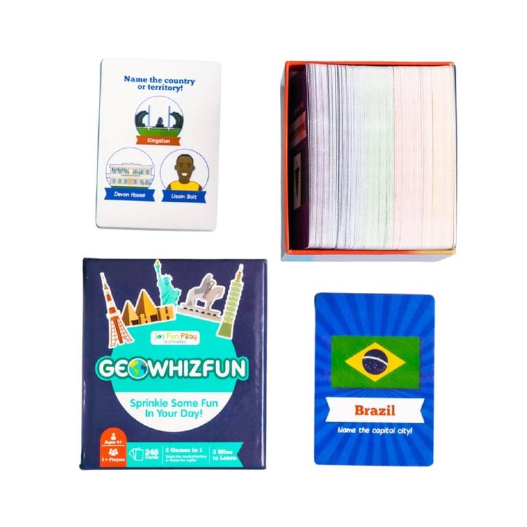 Montessori Jos Fun Play World Flags and Capitals Cards