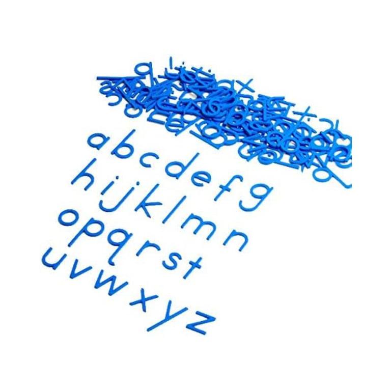 Montessori Montessori Outlet Print Movable Alphabet Blue Medium