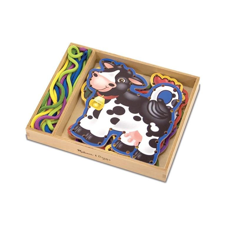 Montessori Melissa and Doug Lace and Trace Farm Activity Set