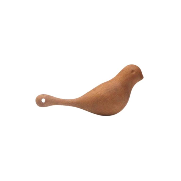 Montessori PoppyBabyCo Organic Wooden Rattle Toy Dove