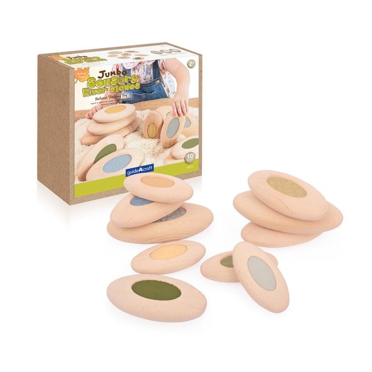 Montessori Guidecraft Jumbo Sensory River Stones