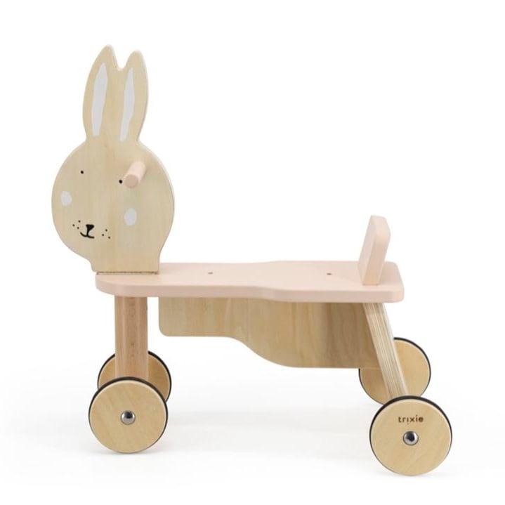 Montessori Trixie Wooden Bicycle 4 Wheels Mrs. Rabbit