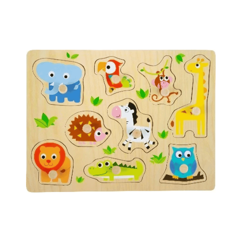 Montessori Small Foot Jigsaw Puzzle Zoo Friends