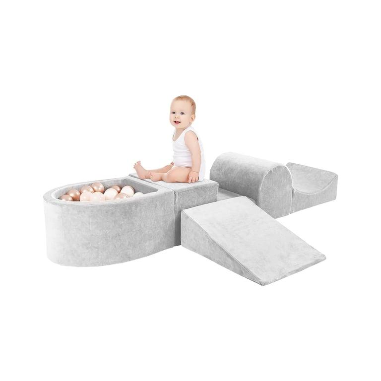 Montessori HOFISH Soft Play Set 5-Piece Light Gray