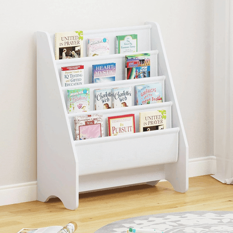 Montessori UTEX Front-facing Bookshelf White