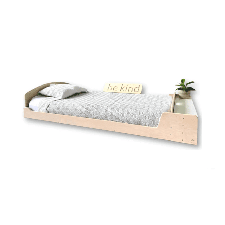 Montessori Sapiens Child Cherry Floor Bed Birch Twin