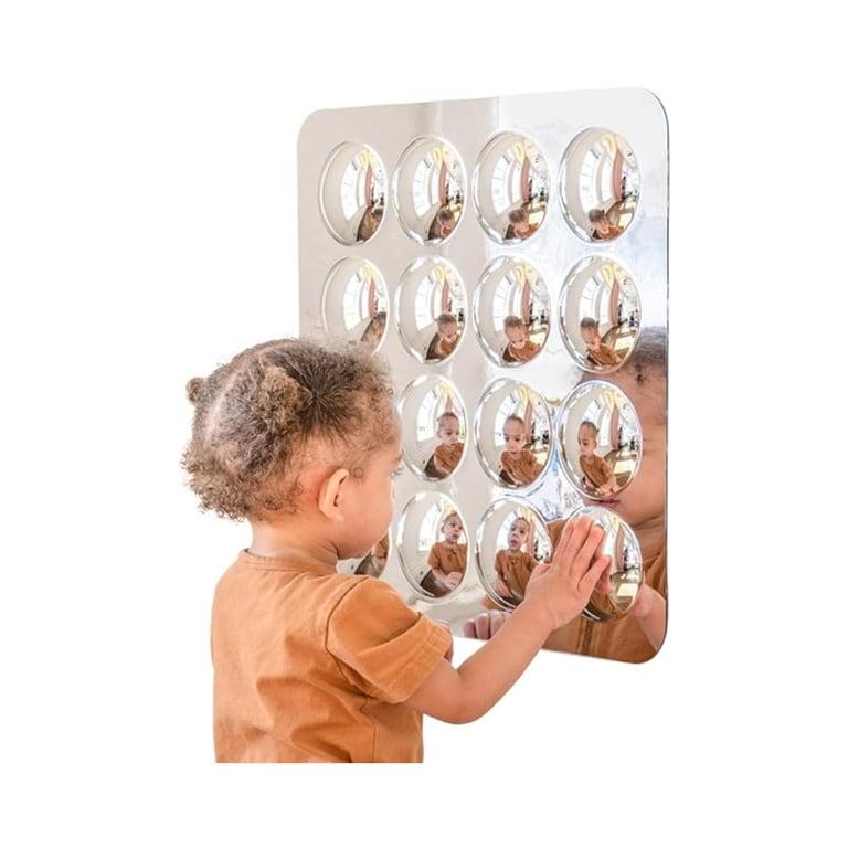 Montessori SPARK & WOW Sensory Wall Mirror Large 16 Bubbles