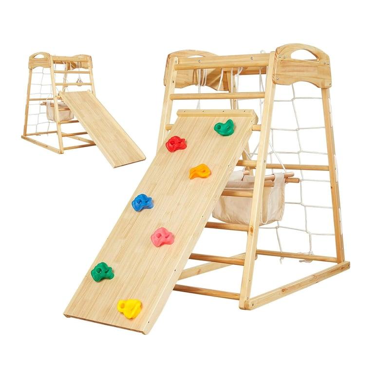 Montessori FUNLIO 7-in-1 Wooden Indoor Playground