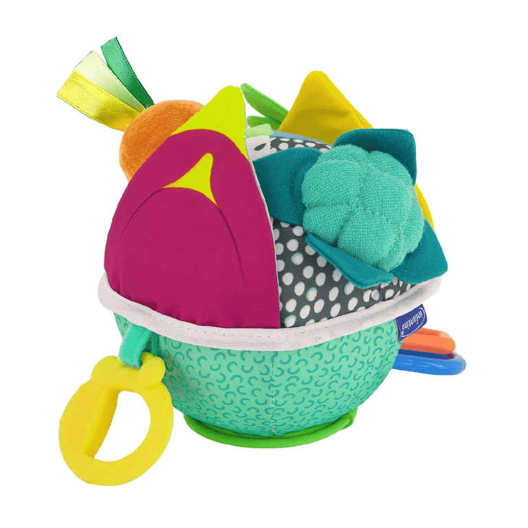 Montessori Infantino Peek-A-Boo Mirror Busy Lil’ Sensory Ball