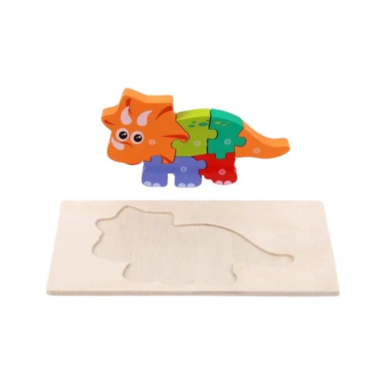 Montessori Seaside-Montessori 3D Puzzle Triceratops