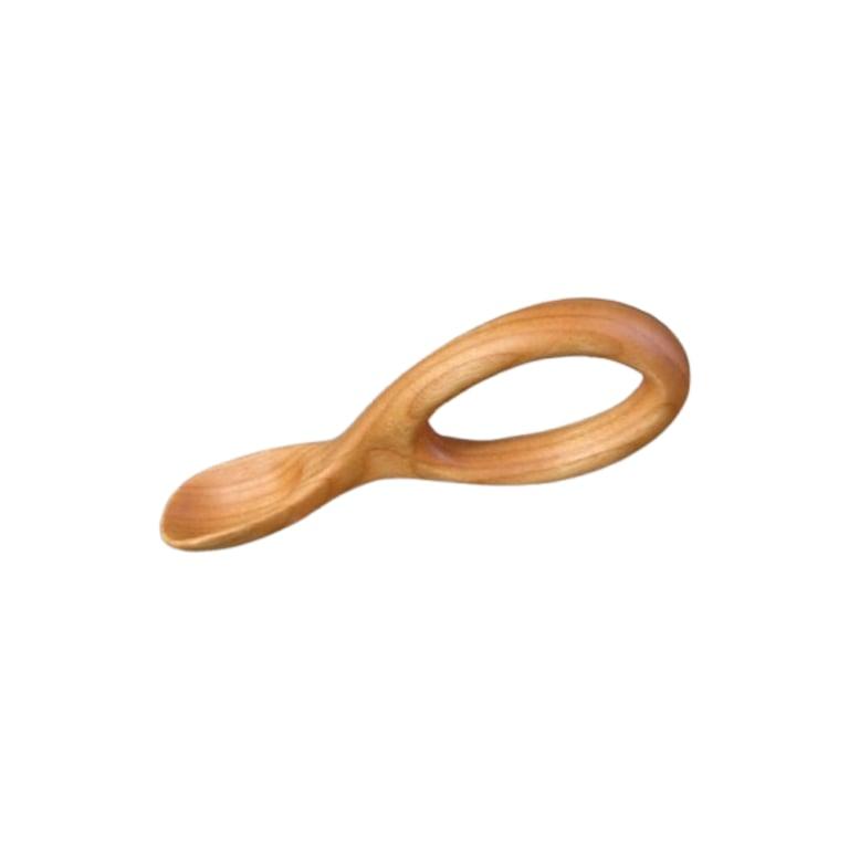 Montessori Canadian Woodcrafts Baby Spoon Cherry Wood