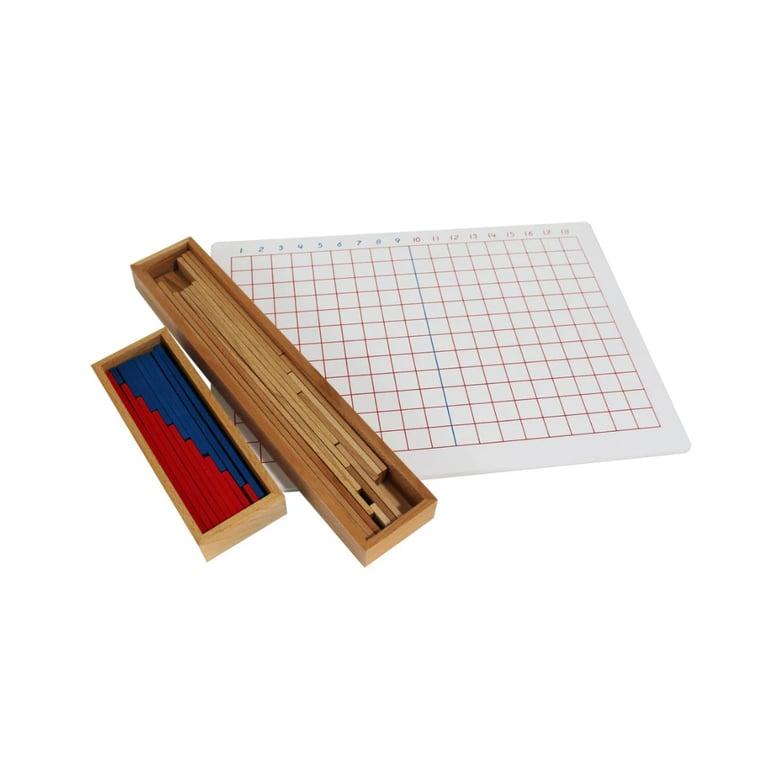 Montessori Pink Montessori Subtraction Strip Board