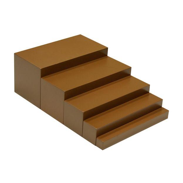 Montessori Kid Advance Montessori Toddler Brown Stairs 5 Steps