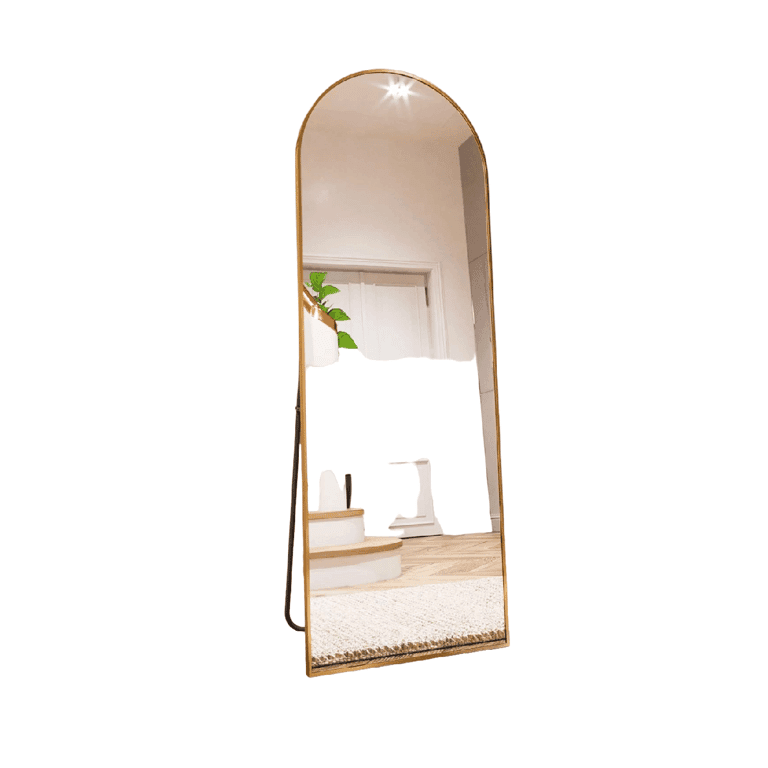 Montessori Harritpure Standing Mirror Arched Gold