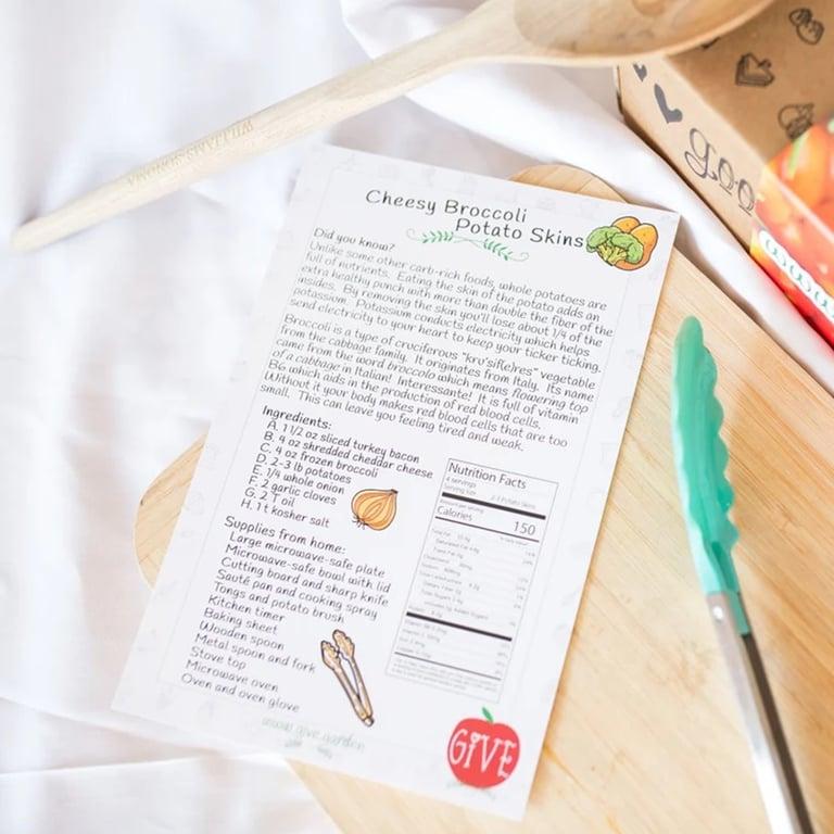 Montessori Give Garden Recipe Card