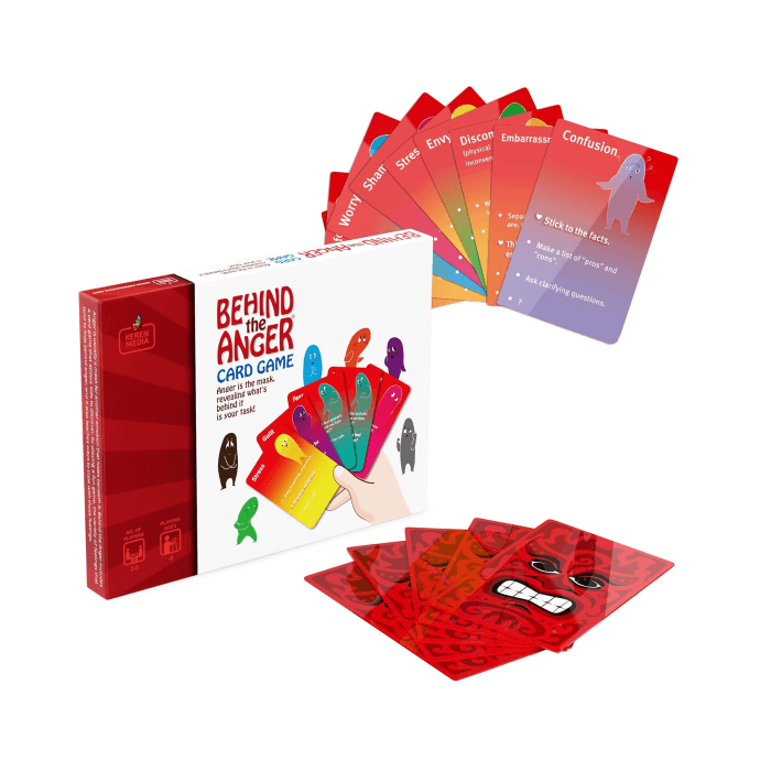 Montessori Behind The Anger Conversational Card Game