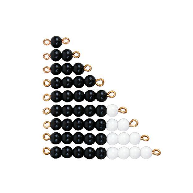 Montessori Kid Advance Montessori Black and White Bead Stairs