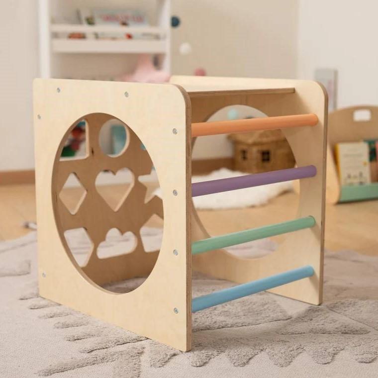 Montessori MaTzik MAV Climbing Cube Shapes Pastel