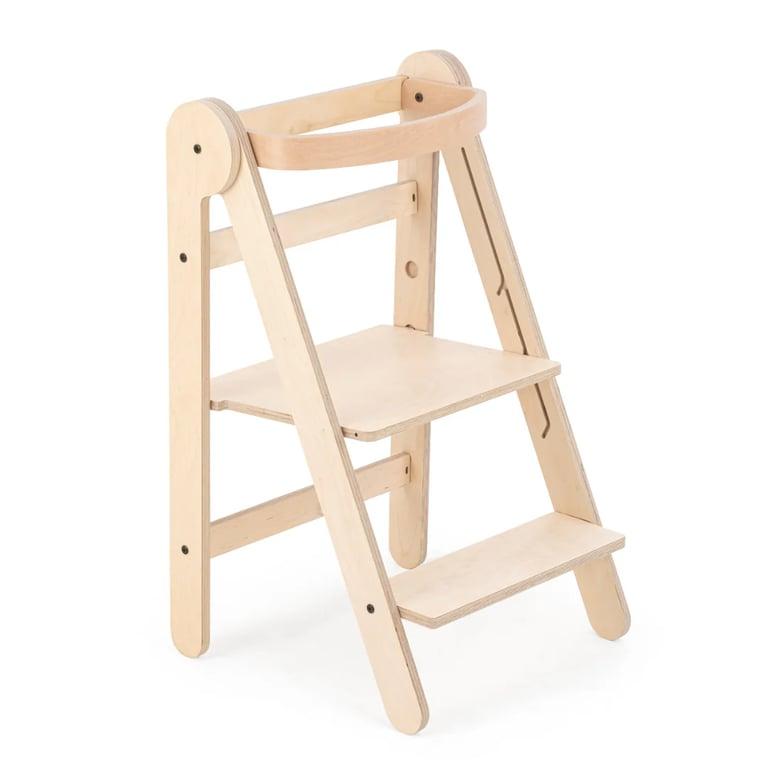 Montessori Mamatoyz Foldable Learning Tower Natural