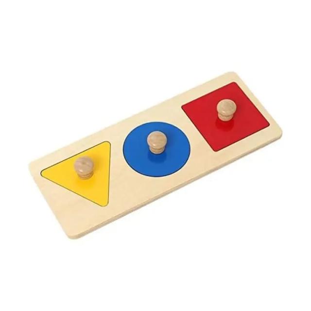 Montessori Adena Montessori Multiple Shape Puzzles 3 Pieces