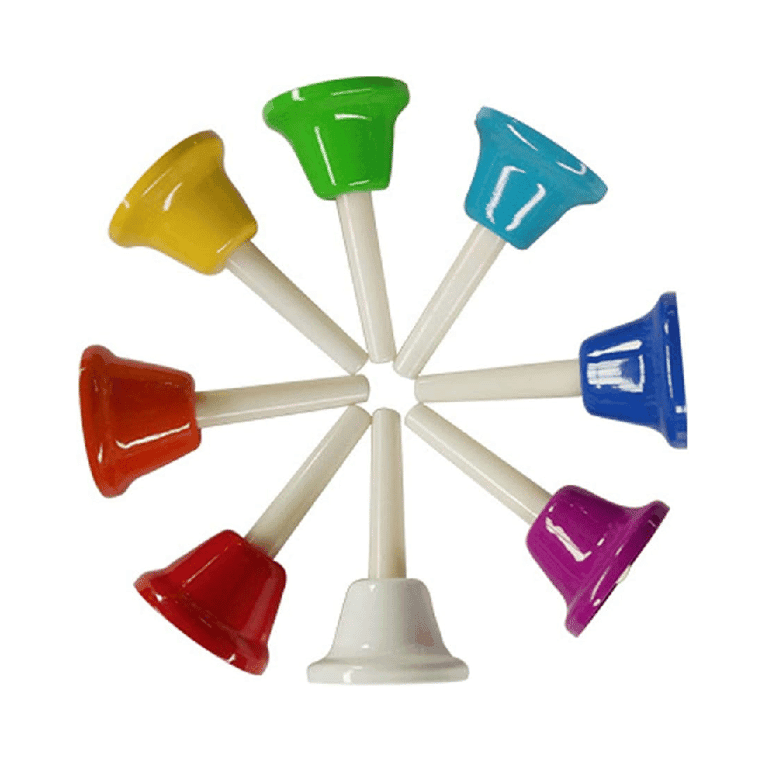 Montessori Yalloy Metal Hand Bells Set