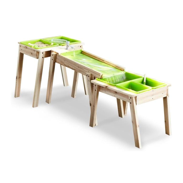 Montessori Luckids Play Water Table Set Natural 3